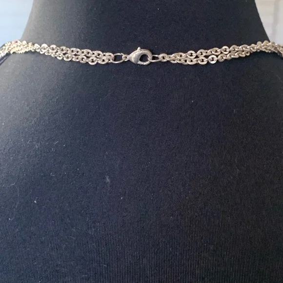 Necklace and earring set black and yellow - Picture 15 of 16